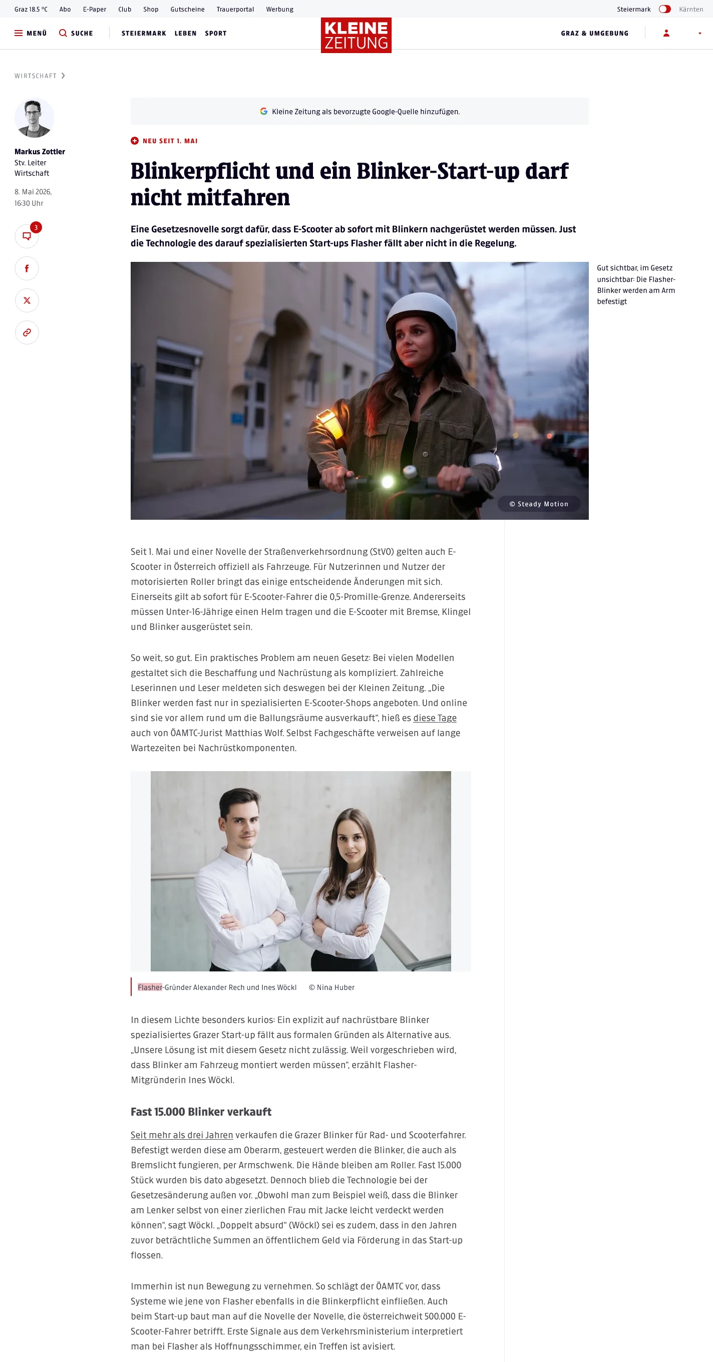 KLZ_20260805_-_Blinkerpflicht und ein Blinker-Start-up das nicht mitfahren darf.webp